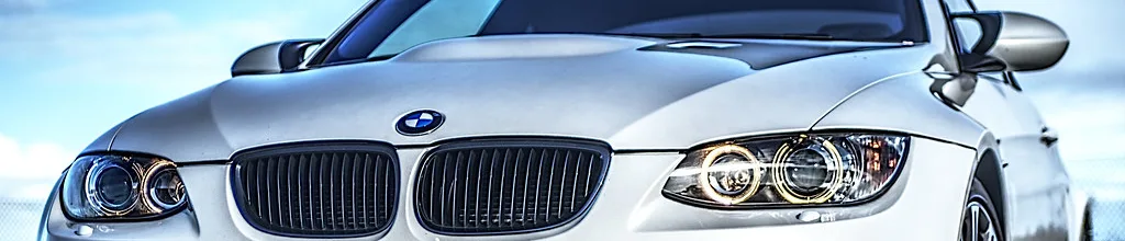 BMW M3 E92 grille and headlights
